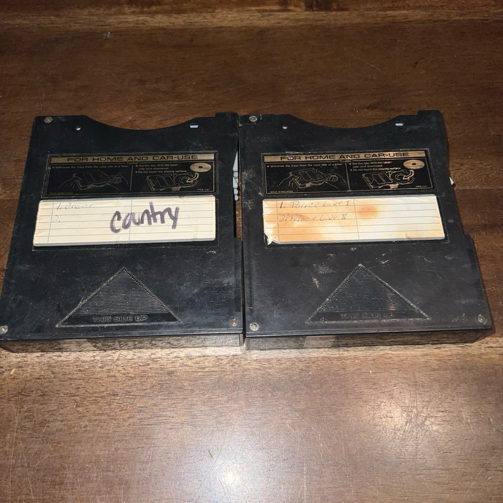 Pioneer 6 Disc Multi Play CD Cartridge Magazine Home Car Use PRW-1141 - Lot of 2